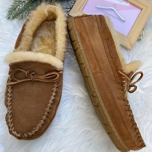 LL Bean Wicked Good Moccasins Men’s Brown Size 11